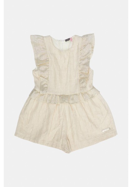 Bg Store Kız Çocuk Bej Tulum 23SS0TJ4803
