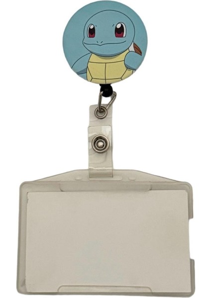 Pokemon Skrtel Temalı Metal Yoyo Kartlık Yoyo Yaka Kartlığı
