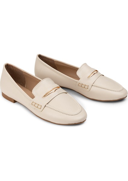 Bej Rengi Kadın Tokalı Makosen - K2330ZBEJC01 fiyatları