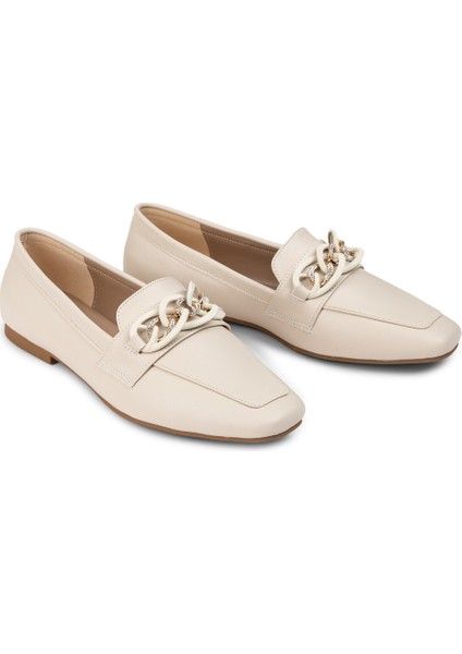 Krem Rengi Tokalı Kadın Makosen - K1207ZKREC02 fiyatları