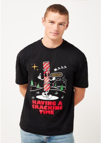 Oversize Premium Baskılı T-Shirt modelleri