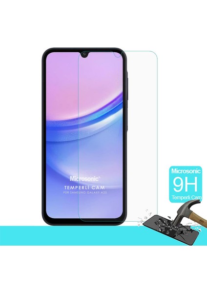 Samsung Galaxy A25 Tempered Glass Cam Ekran Koruyucu