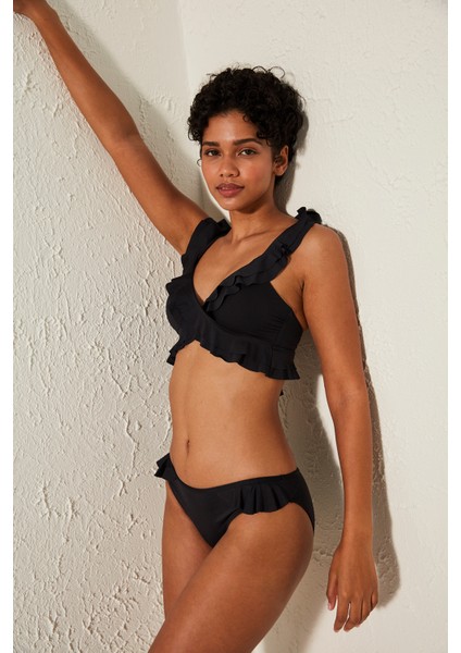 Emma Frill Side Siyah Bikini Altı