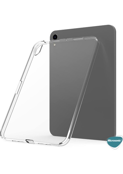 Apple iPad Mini 6 2021 Kılıf (A2567-A2568-A2569) Transparent Soft Şeffaf