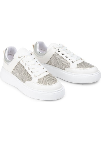 Beyaz Kadın Sneaker Ayakkabı - K0054ZBYZP01