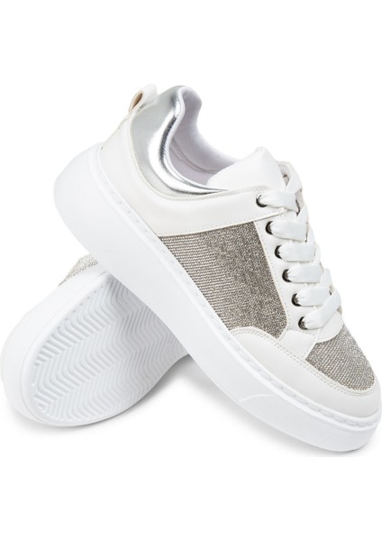 Beyaz Kadın Sneaker Ayakkabı - K0054ZBYZP01