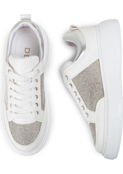 Beyaz Kadın Sneaker Ayakkabı - K0054ZBYZP01