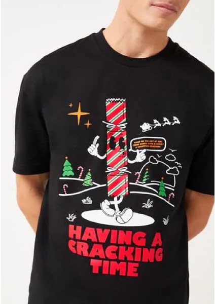 Oversize Premium Baskılı T-Shirt