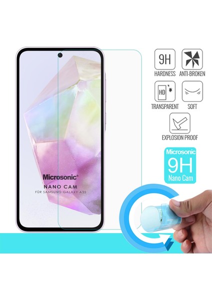 Samsung Galaxy A35 Nano Glass Cam Ekran Koruyucu fiyatları