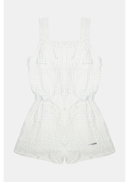 Bg Store Kız Çocuk Beyaz Tulum 23SS0TJ4801 indirimleri