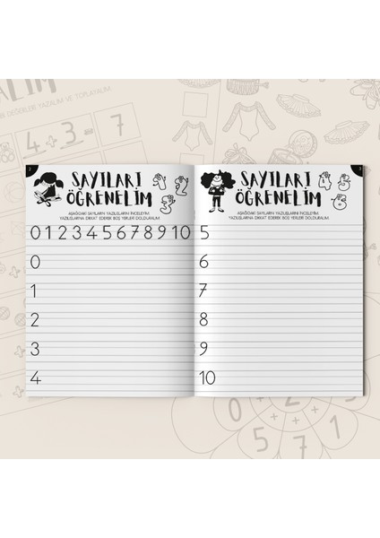 İlk Matematik Kitabım (6-8 Yaş Aktivite Kitabı) modelleri
