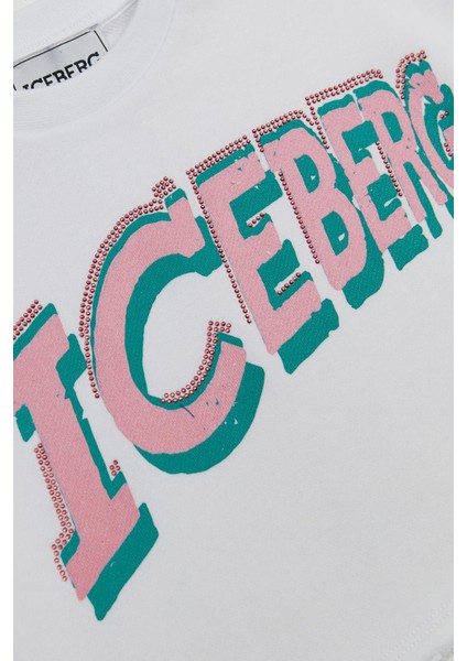 Kız Çocuk Beyaz Sweatshirt 23SSIMF3150 modelleri