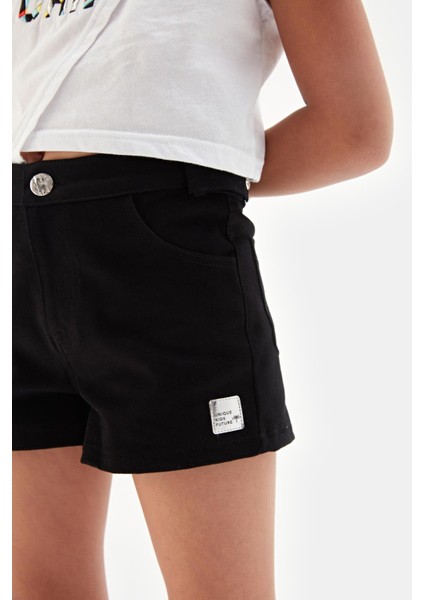Bg Store Kız Çocuk Siyah Şort 23SS1TJ4114 modelleri