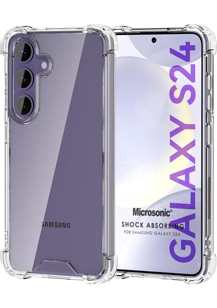Samsung Galaxy S24 Kılıf Shock Absorbing Şeffaf