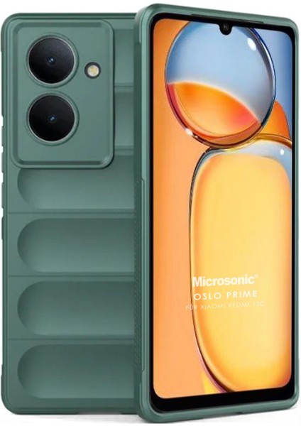 Xiaomi Redmi 13C Kılıf Oslo Prime Yeşil