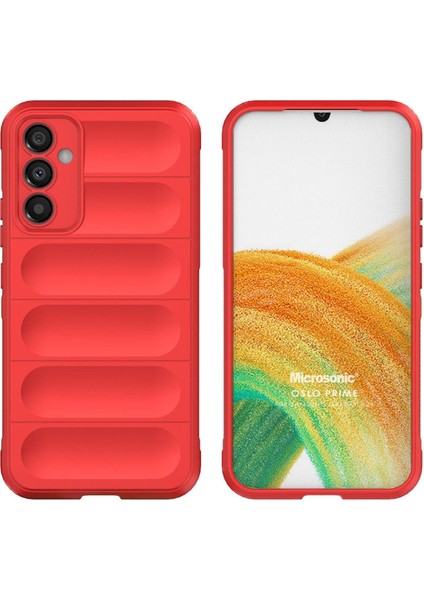 Samsung Galaxy A05S Kılıf Oslo Prime Kırmızı
