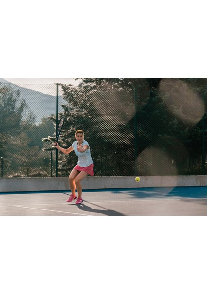 Artengo Kadın Tenis Eteği - Pembe - Essentiel 100 indirimleri
