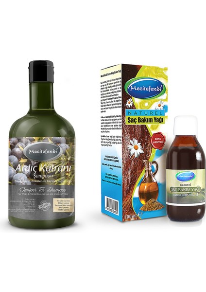 Ardıç Katranı Şampuan 400 ml (1 Adet)+ Saç Bakım Yağı (1 Adet)