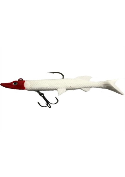 Realistic Pike Kırmızı Kafa Turna Model Kendinden Zokalı 10CM. 18GR. 5'li Paket