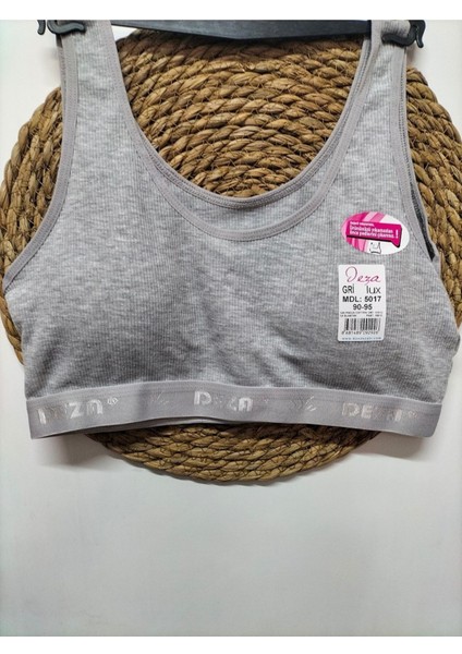 Pedi Çıkarılabilen Fitilli Kaşkorse Büstiyer Yarım Atlet