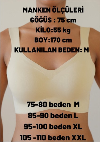 Lazer Kesim Pedli Seamless Bralet Sütyen 301 modelleri