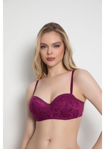 Lotus Balenli Sütyen Mor