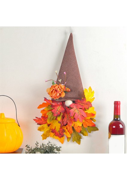 Kapı Dekoru Için Güz Çelengi, Sonbahar Hasadı Için Akçaağaç Yaprağı Peri ile Güz Burcu Ön Sundurma Duvar Şömine Güz (Yurt Dışından) modelleri