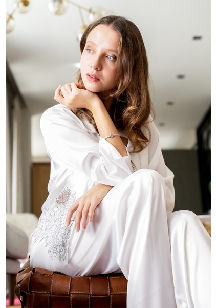 Fransız Dantelli Pijama Takımı modelleri
