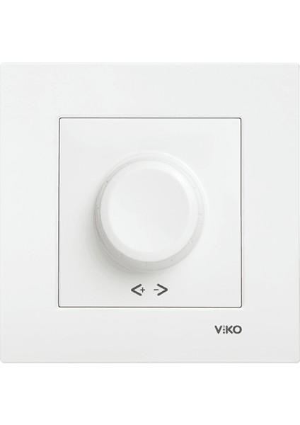 Karre Rotatif Dimmer R 40-600W Beyaz (Çerçeve Dahil) 90967047 (8 Adet)