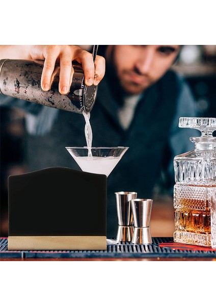12 Paket Mini Kara Tahta Tabelaları, Mutfak Notları Standlı Tebeşir Tahtaları 10X7.2CM Küçük Yazı Tahtası Mesaj Masa Üstü Panosu (Yurt Dışından)