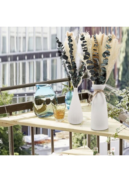 25 Adet Kurutulmuş Çiçekler Pampas Çim Buketi Hazar Çiçekleri Mix Buket, Boho Odası Ev Düğün Yatak Odası Için Düzenlemeler (Yurt Dışından)