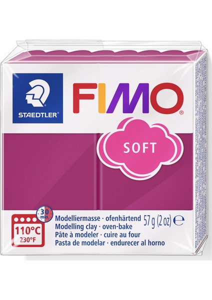 Fimo Soft Polimer Kil 57 Gr. T23 Frozen Berry