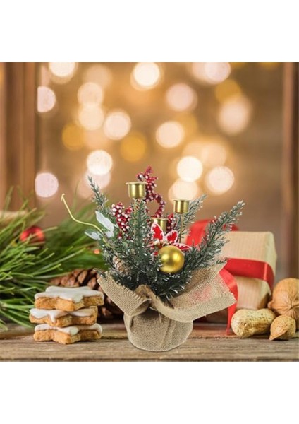 Noel Mumluk Orta Parçası, Çam Kozalakları ve Kırmızı Berry Masa Orta Parçası, 2 Mumluk B (Yurt Dışından) modelleri