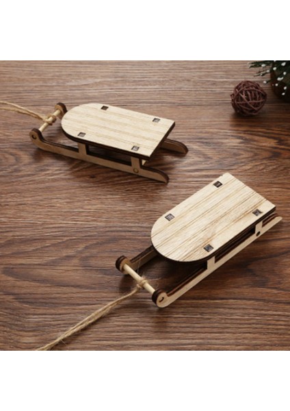 20 Adet Minyatür Ahşap Kızak Ahşap Süs Masa Üstü Ağaç Süsleri Kızaklar Mini Craftssanta Dekor Rustik Asılı Noel (Yurt Dışından) fırsatları