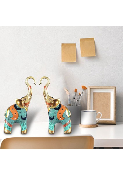 Fil Heykeli Süslemeleri Ev Fil Figürleri Heykelleri Ev Dekor Feng Shui Fil Figürleri (Yurt Dışından) fırsatları