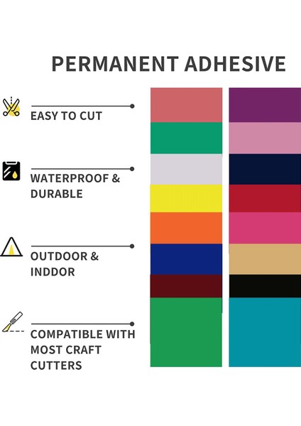 65 Mat Kalıcı Yapışkanlı Vinil Levha ve Ev Dekorasyonu, Kupa, Bardak, Windows Için 10 Transfer Kağıdı (Yurt Dışından) indirimleri