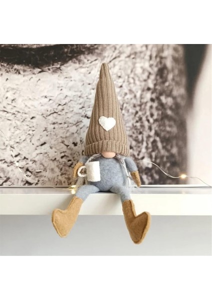 2 Adet Gnomes Peluş Bar Dekor, El Yapımı Isveç Tomte Gnomes Ev Mutfak Kahve Istasyonu Masa Raf Dekor Için Hediyeler (Yurt Dışından)