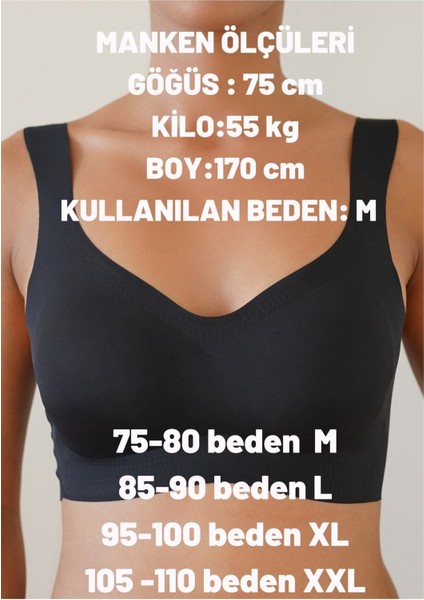 Lazer Kesim Pedli Seamless Bralet Sütyen 301 modelleri