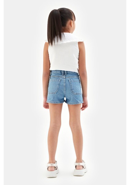Kız Çocuk Beyaz Bluz 23SS1TJ4612 fırsatları