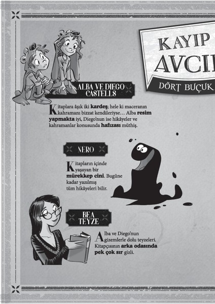 Kayıp Kitap Avcıları 2 - Dört Buçuk Silahşorlar - Pierdomenico Baccalario - Eduardo Jáuregui modelleri