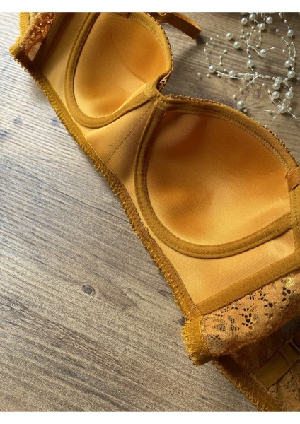 Lotus Balenli Sütyen Hardal modelleri