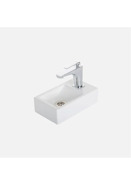 Güral Vit Mobilya Üstü Lavabo Beyaz 18 cm x 30 cm