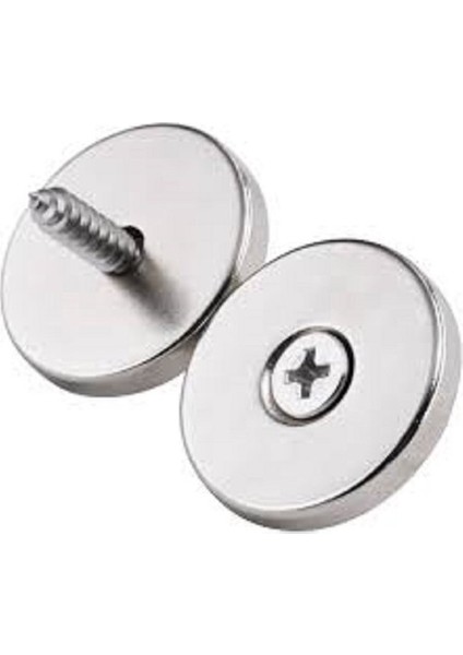 Neodyum Mıknatıs 40MM x 10-5mm x 5mm Havşa Delikli Güçlü Magnet