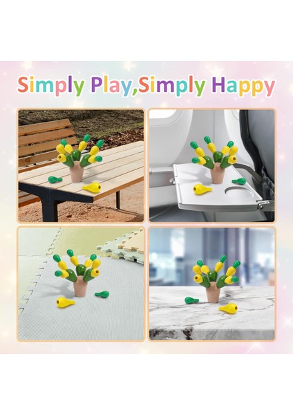 Taşınabilir Oyuncak, Ahşap Dengeleme Oyuncak, Montessori Ahşap Oyuncak, Ahşap Bloklar, Kaktüs Oyuncak, Ahşap Denge Oyuncak, Ahşap Dengeleme Blokları, Denge Kaktüs, Denge Ağacı, Den (Yurt Dışından) modelleri