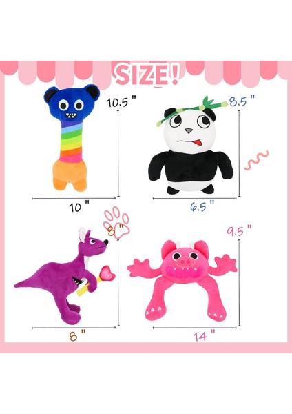 Garden Of Banban Peluş, 10 Inç Garden Of Ban Ban Peluş Oyuncaklar, Hayranlar Için Yumuşak Canavar Korku Dolması Şekil Bebek Hediye, Yetişkin ve Çocuklar Için Yumuşak Doldurulmuş Ha (Yurt Dışından) fiyatları