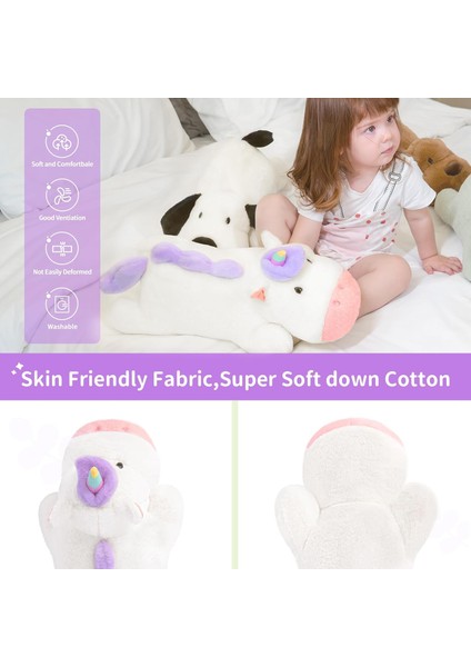 Tek Boynuzlu At Oyuncakları Peluş, 22 "yumuşak Tek Boynuzlu At Doldurulmuş Hayvanlar, Kızlar ve Erkekler Için Sevimli Tek Boynuzlu At Hediyeleri, Doğum Günü Noel Için Kawaii Tek Bo (Yurt Dışından)