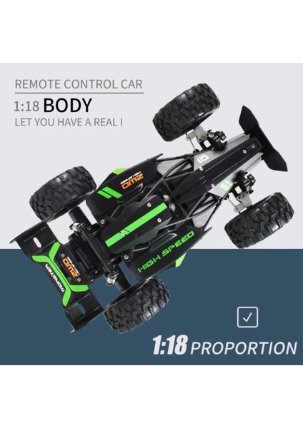 Rc Araba Drift 1:18 Yüksek Hızlı Araba Radyo Kontrol 15 Km/saat Off Road Uzaktan Kumanda Araba Kamyon Buggy Oyuncaklar Erkek Çocuklar Için Çocu... (Yurt Dışından)