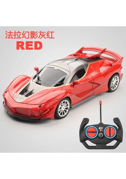 Rc Araba LED Işık 2.4g Radyo Uzaktan Kumanda Arabalar Spor Yüksek Hızlı Sürücü Araba Erkek Oyuncakları Çocuklar Için Noel Hediyesi (Yurt Dışından)