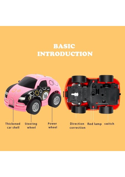 Mini Karikatür Uzaktan Kumanda Araba Yürümeye Başlayan Çocuk Oyuncakları Sevimli Arabalar Rc Araba Çocuklar Için Araba Erkek Kız Için Hediyeler Çocuk Doğum Günü Için (Yurt Dışından) modelleri