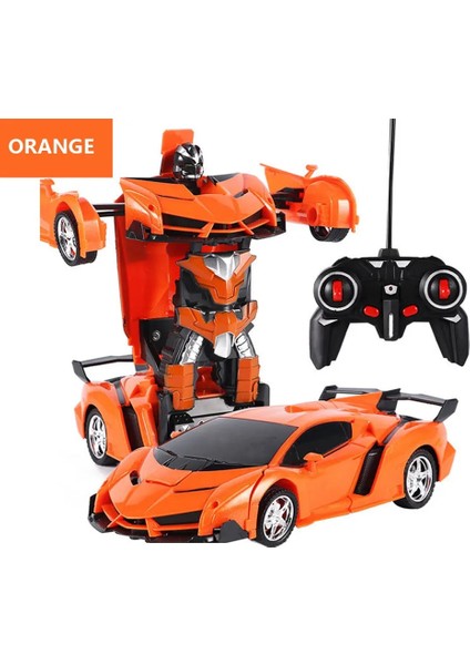 Uzaktan Kumanda Rc Araba Dönüşüm Robotlar Spor Araç Modeli Uzaktan 2 In 1 Deformasyon Araba Erkekler Için Noel Hediyeleri (Yurt Dışından)